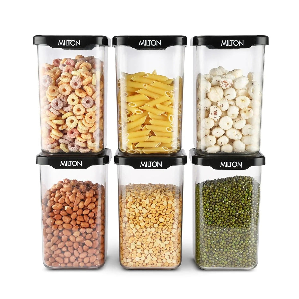 Square Containers Kitchen Storage Set of 6