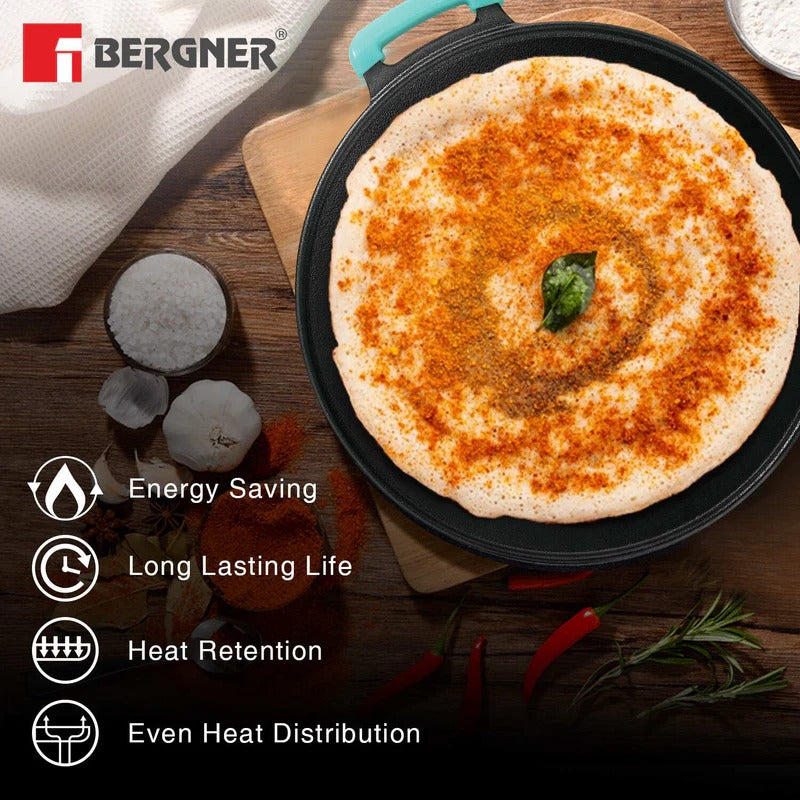 Eco Cast Iron 30 cm Flat Multi Tawa