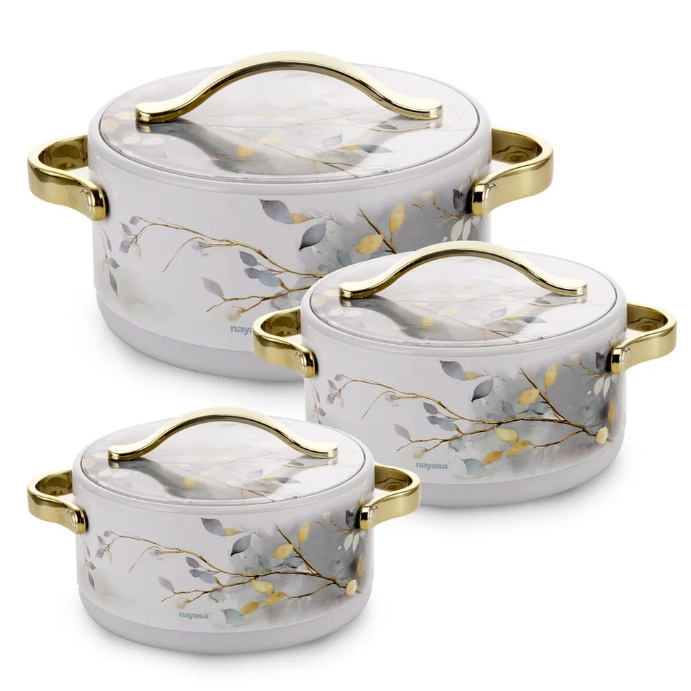 Insulated Casserole Set of 3 Small (500 ml, 1000 ml, 1500 ml)