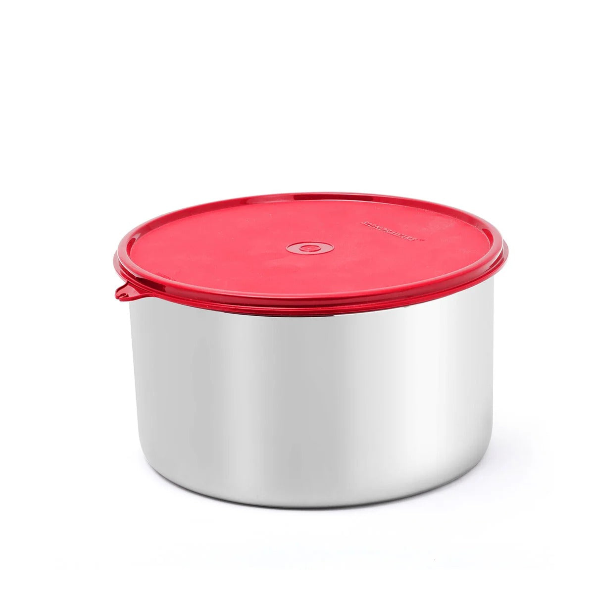 Steel Jumbo Airtight Container 3 L Red