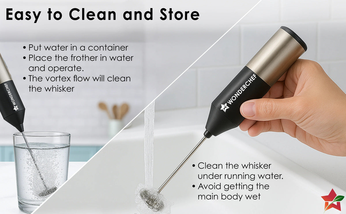 Milk Frother 6W Battery Operated