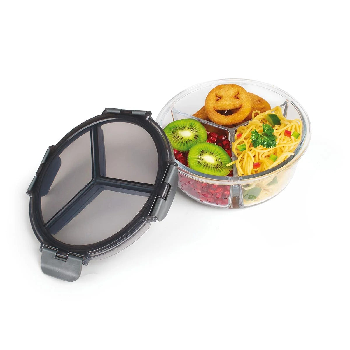 Glass Round Lunch Box 900 ml
