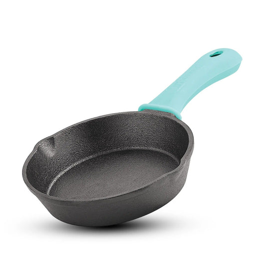 Eco Cast Iron 15 cm Skillet Pre-Seasoned Induction Bottom