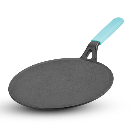 Eco Cast Iron 26 cm Roti Tawa Induction Bottom Pre-Seasoned