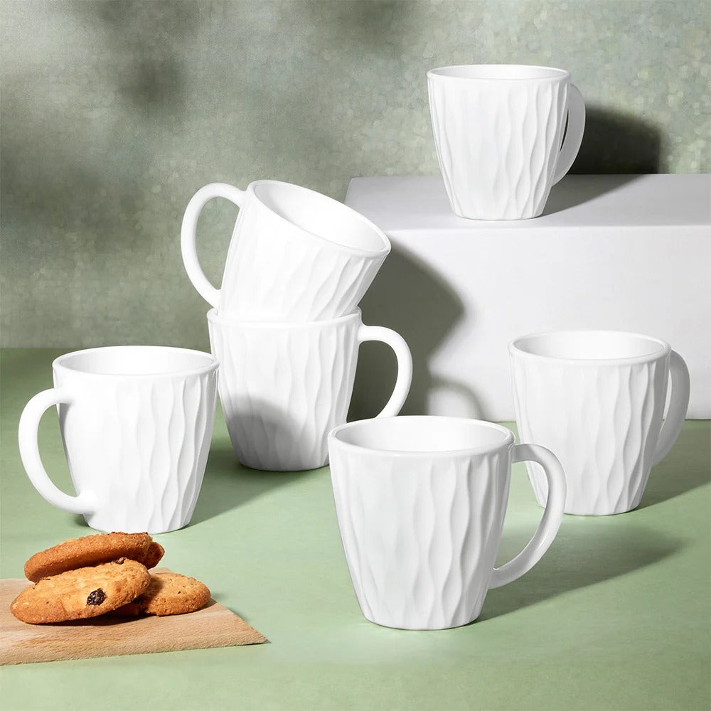 Cup Set White (160 ml x 6)