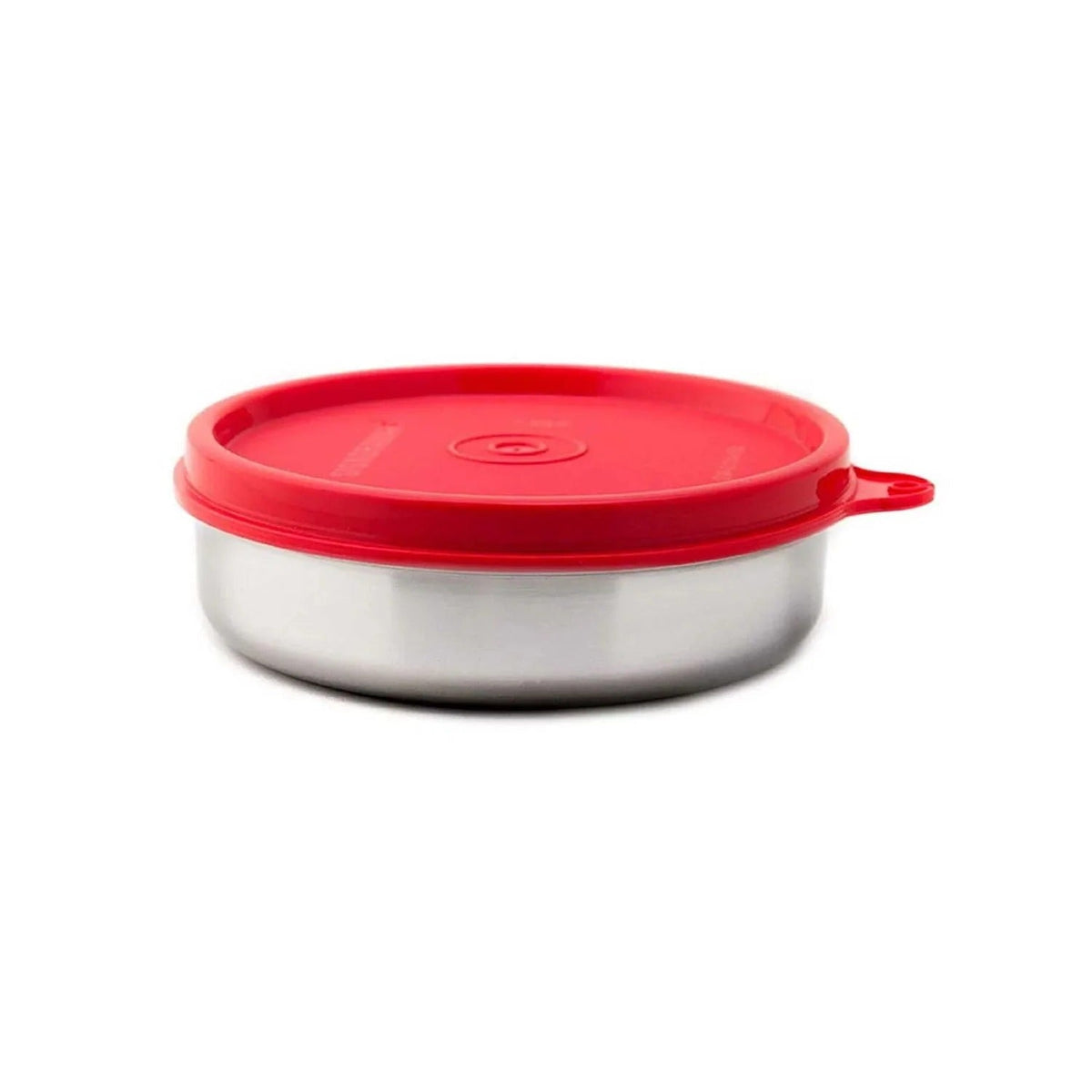Steel Small Airtight Container Red