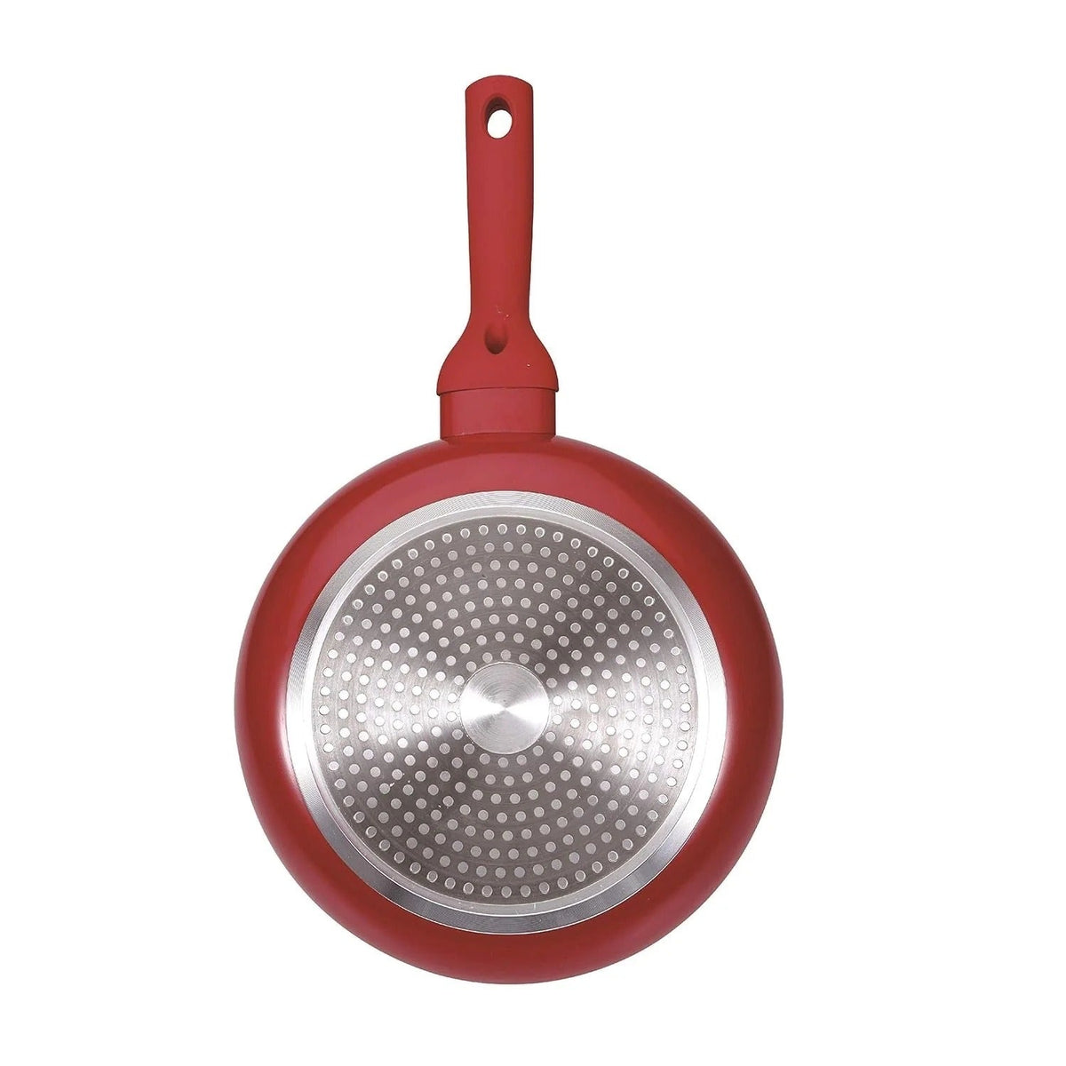 Plus Non-Stick Deep Fry Pan with Lid Induction Red - 28 cm /3.3 L