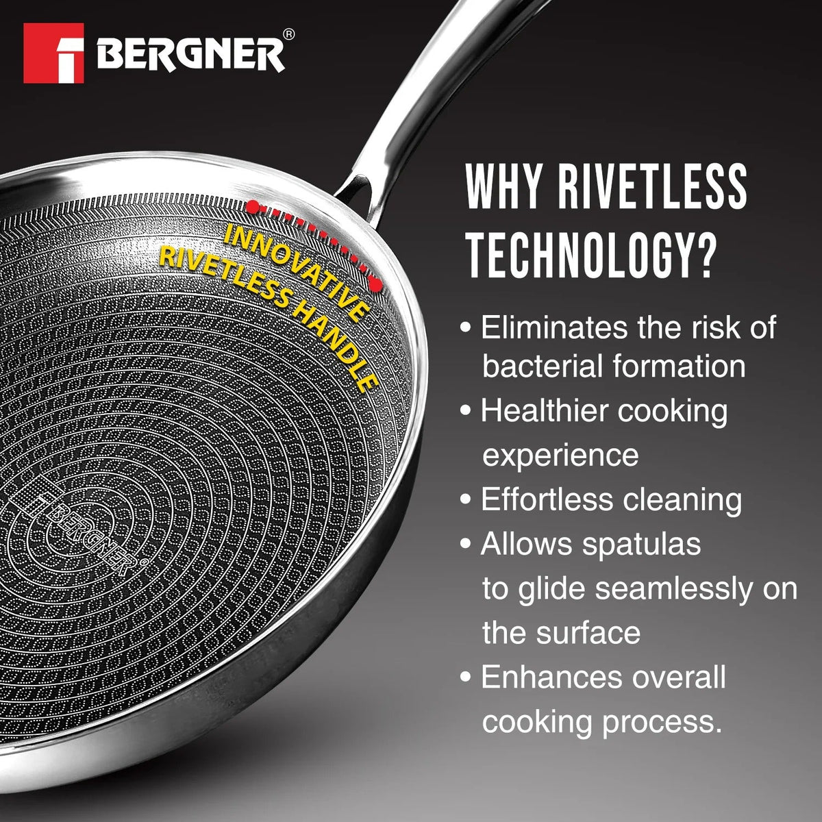 Triply Stainless Steel 28 cm Frypan