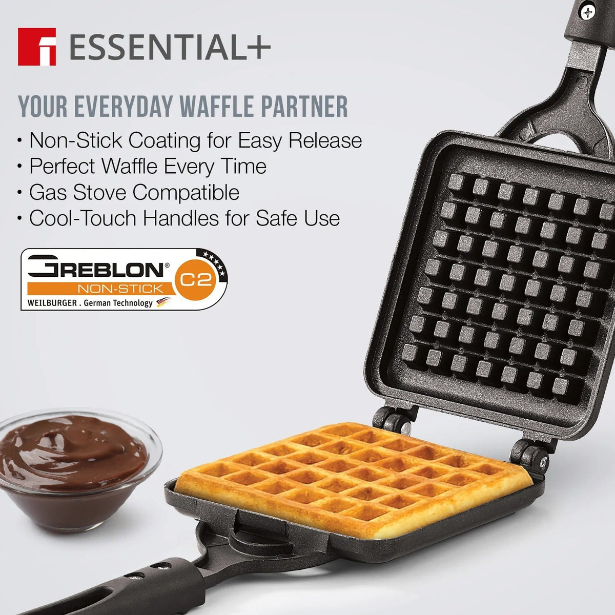 Essential Plus Waffle Maker Non-Stick Coating