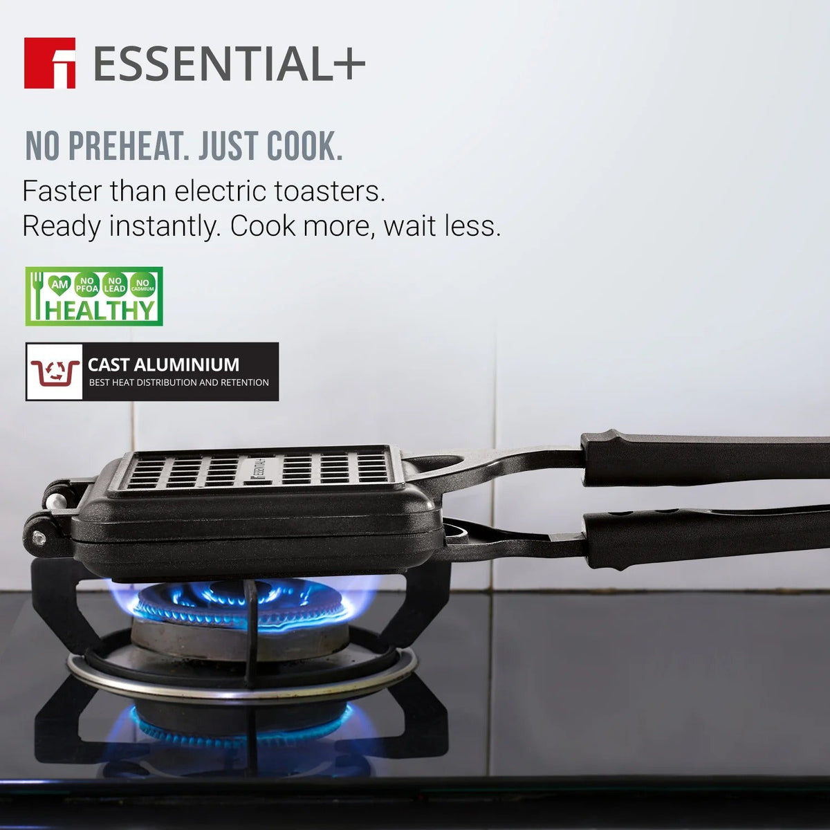 Essential Plus Waffle Maker Non-Stick Coating