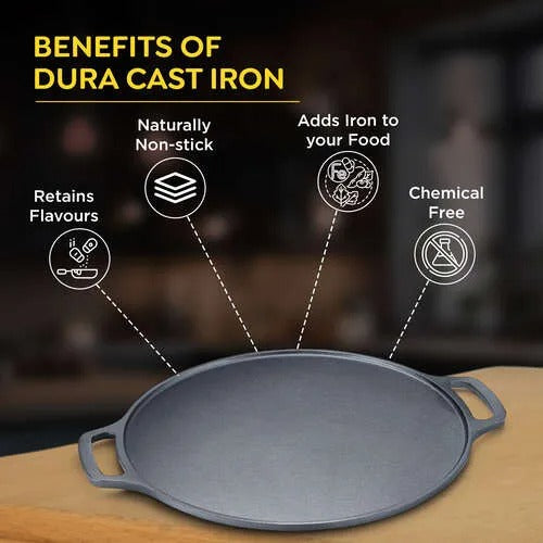 Cast Iron Non-Stick Dosa Tawa 30 cm