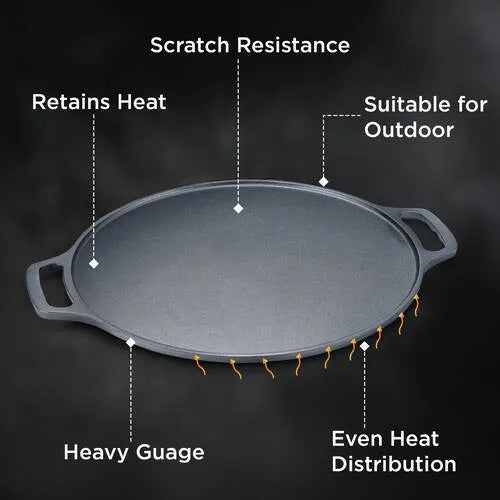 Cast Iron Non-Stick Dosa Tawa 30 cm
