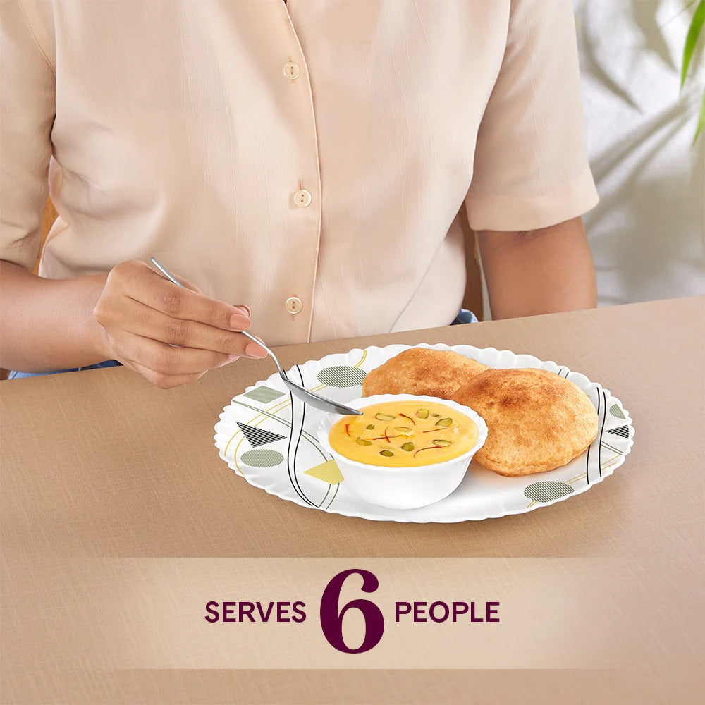 Opalware Florence 24 Pcs Dinner Set