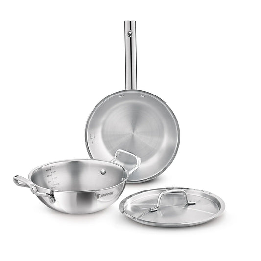 Tri-Ply 3 Pcs Cookware Set