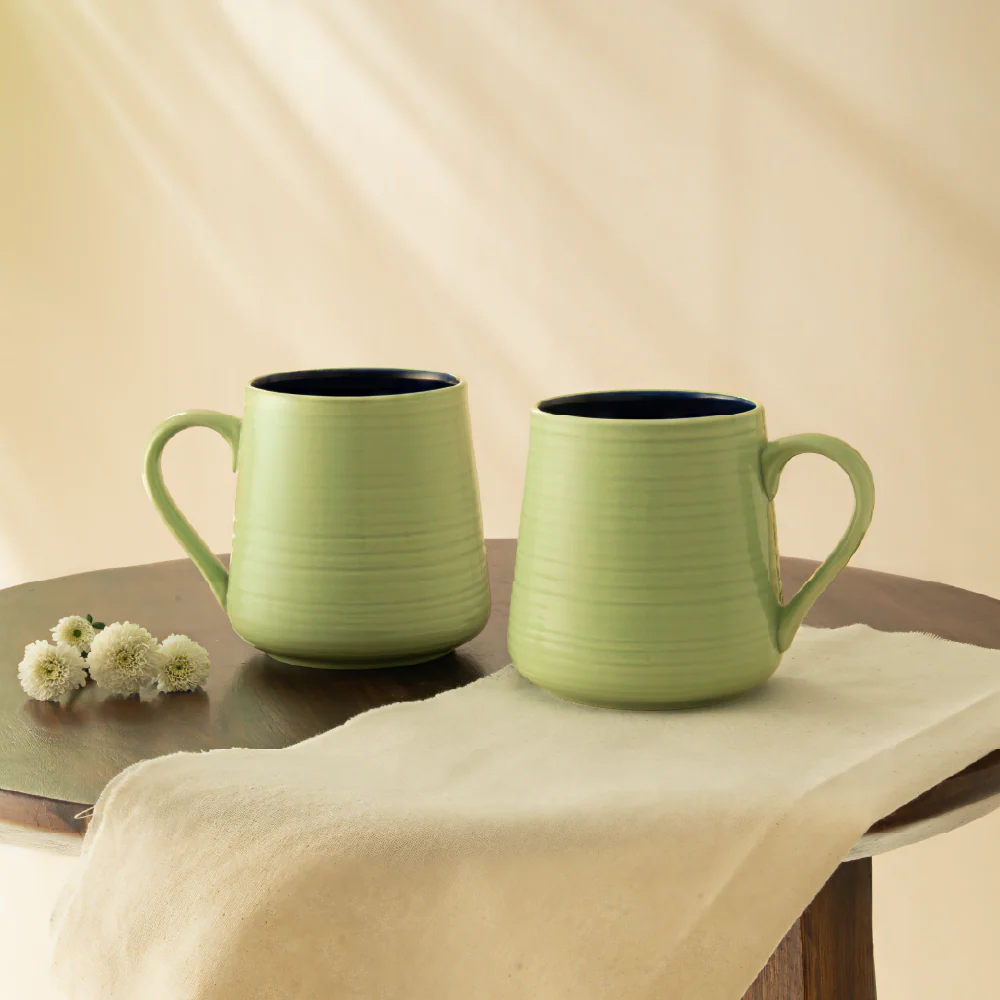 Mug Peach Set of 2 (400 ml×2) Mint