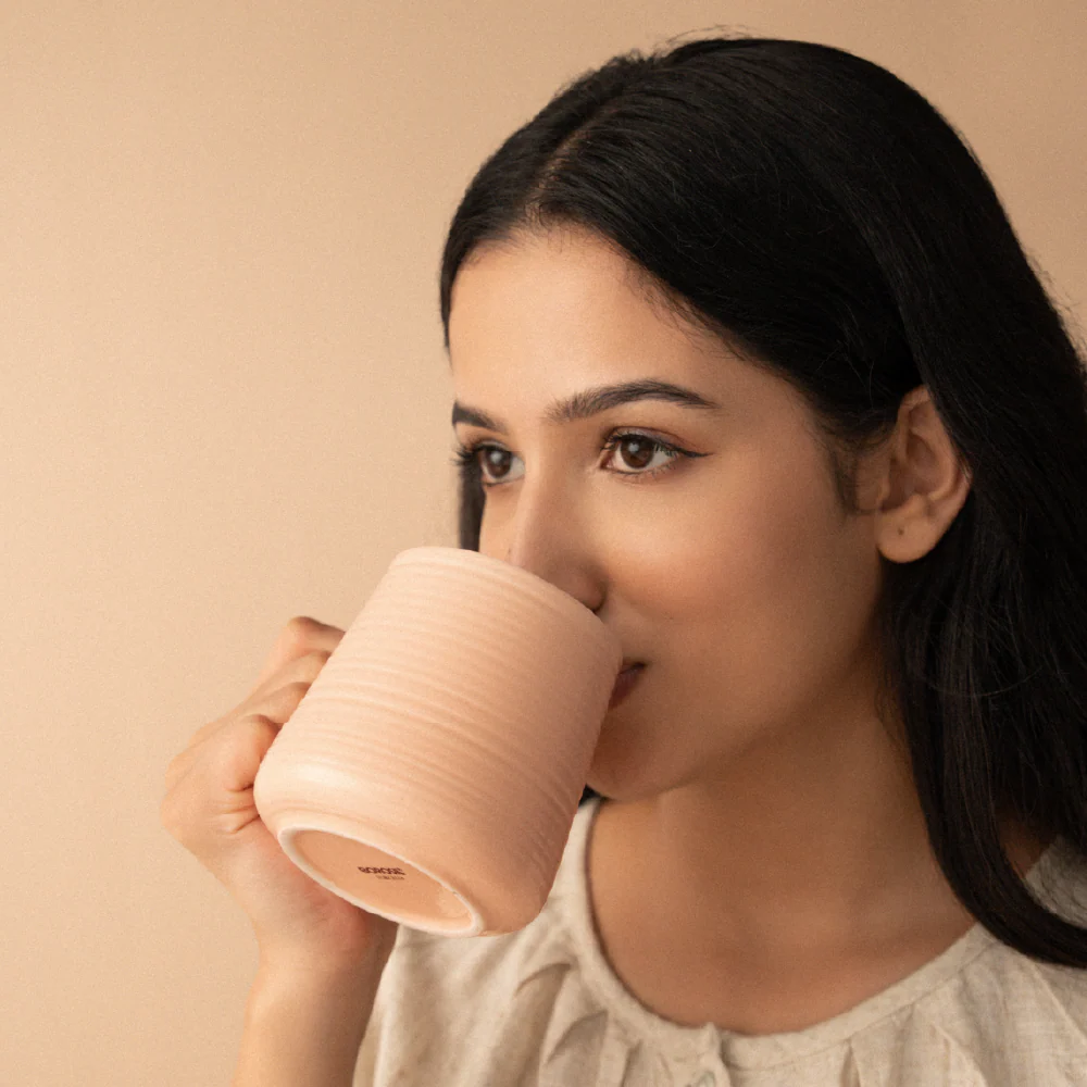 Mug Peach Set of 2 (400 ml×2)