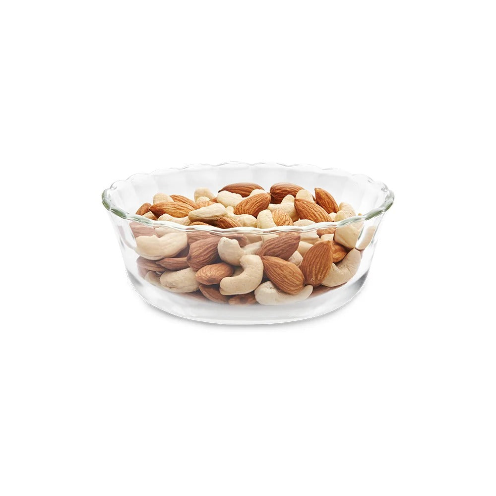 Serveware Designer Glass Bowl Set (430 ml x 4)