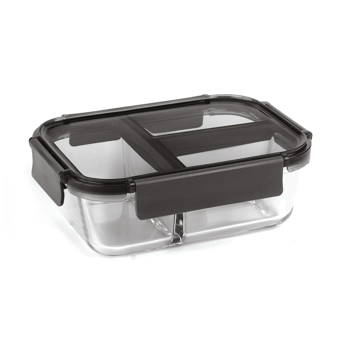 Slim Glass Lunch Box 3 Partitions