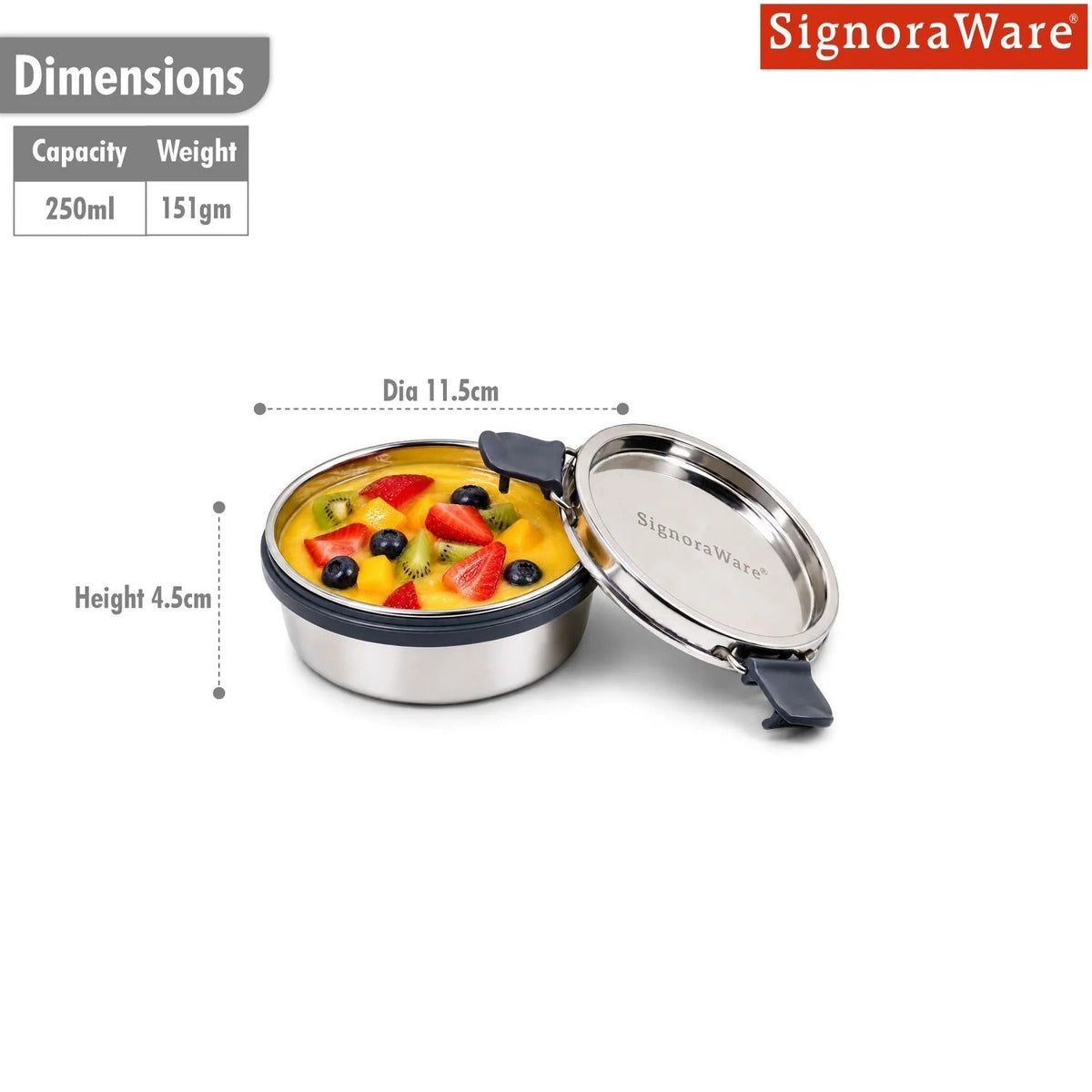All Steel Executive Small Container 250 ml