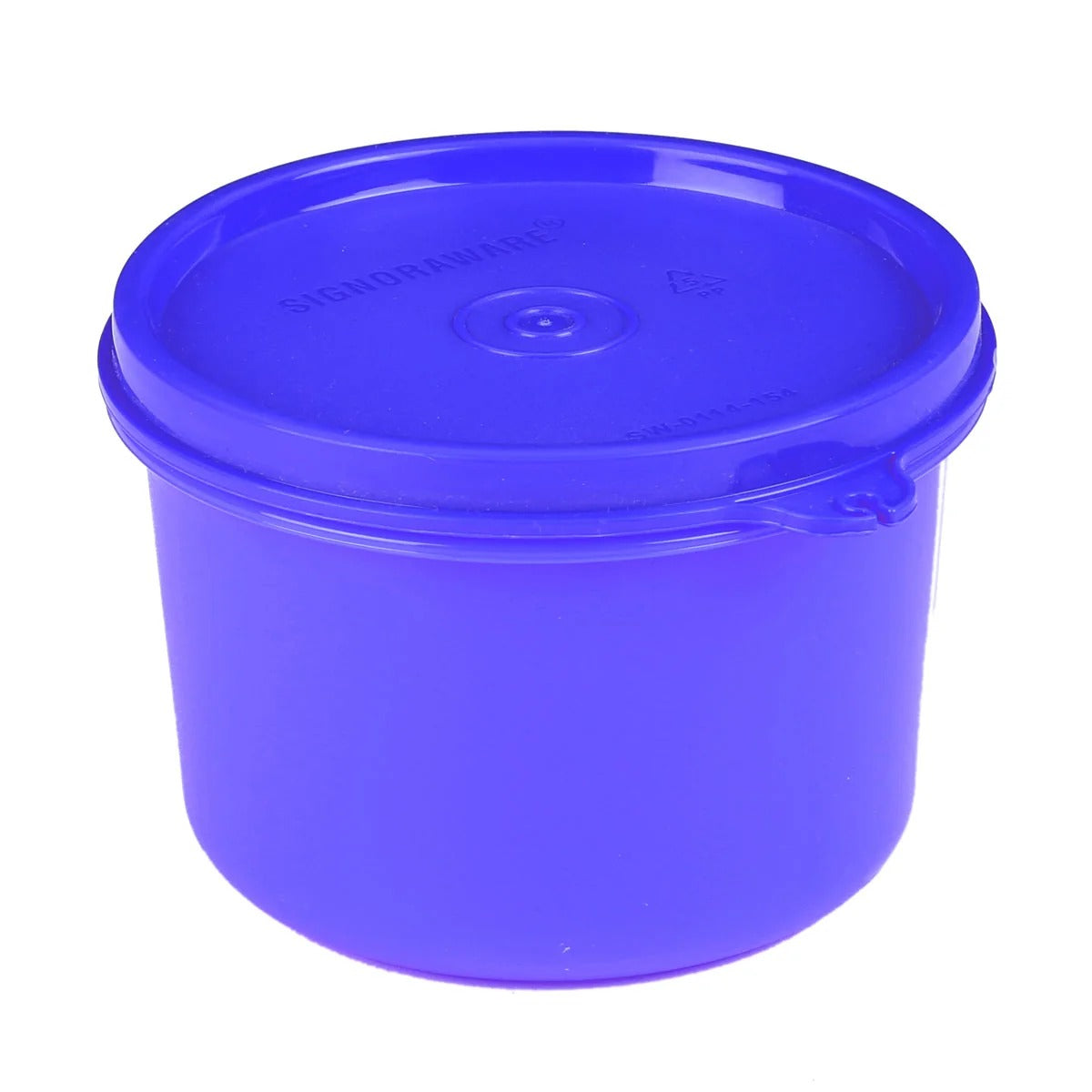 Round Big Plastic Container 1 Piece - 450 ml Violet