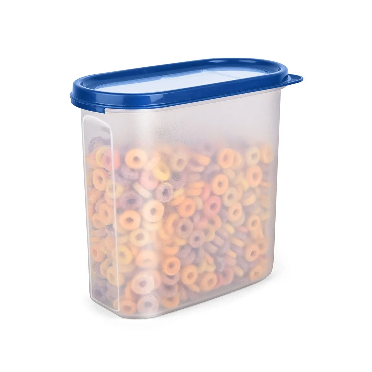 Transparent Top Oval Container No.3 1.7 L Blue