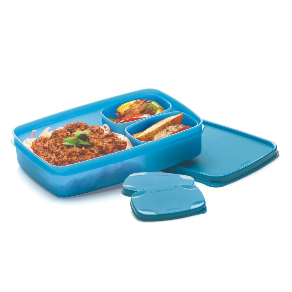 Signoraware Compact Plastic Lunch Box Blue