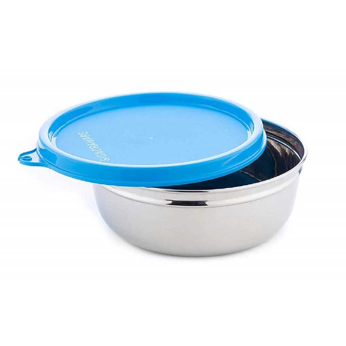 Steel Bowl Airtight Blue