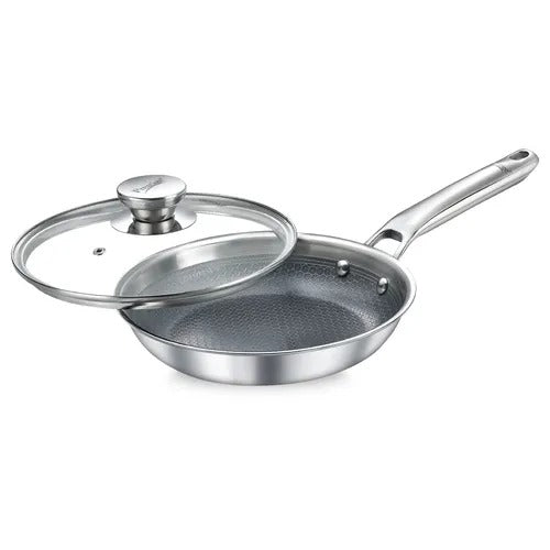 Triply Hexamagic Ceramic Fry Pan Durable Honeycomb Structure PFOA Pfas Free Gas Induction Compatible 20 cm