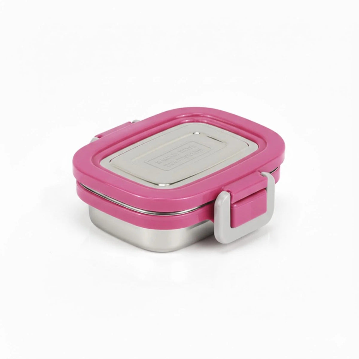 Steel Rectangular Container with Steel Lid 160 ml Pink