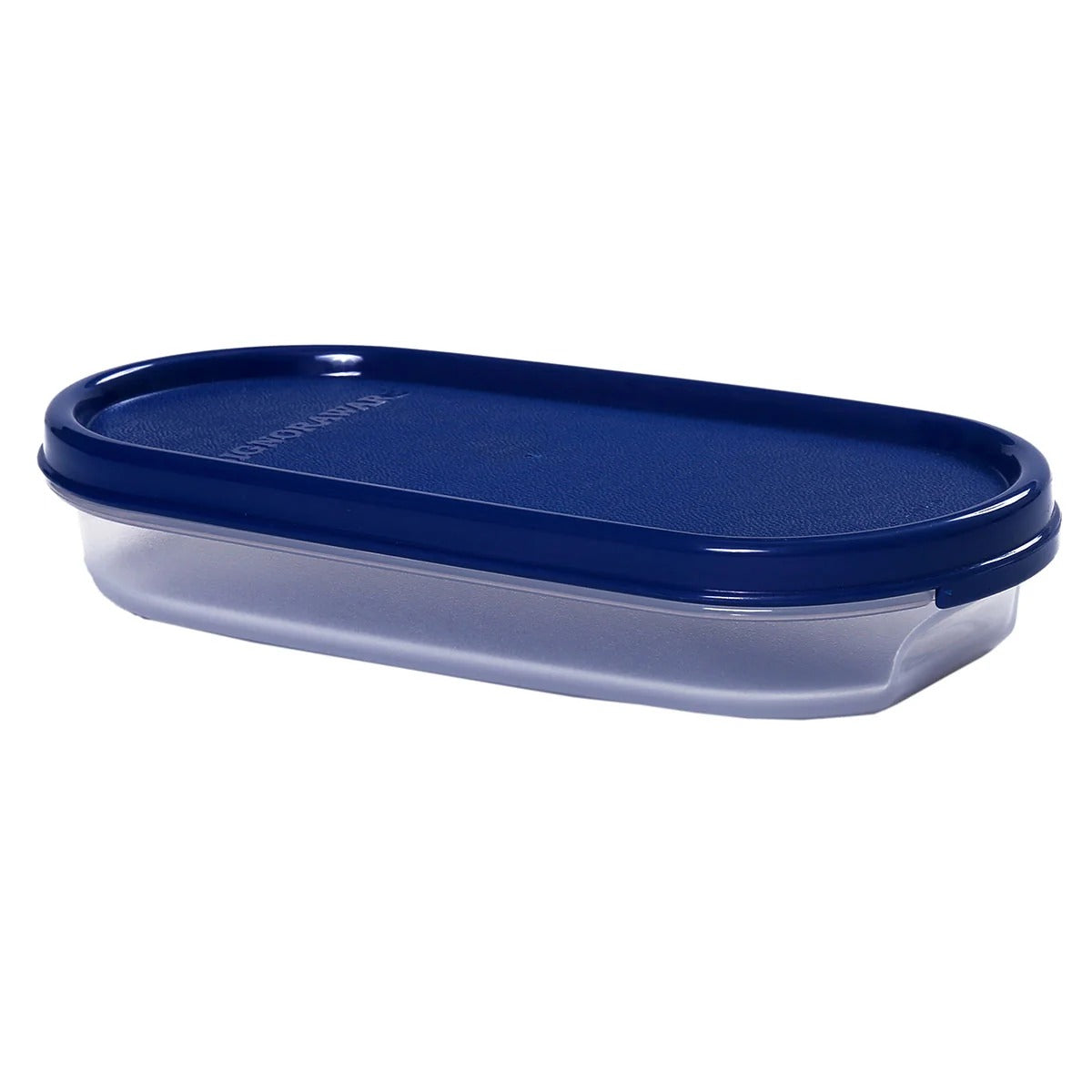 Container Oval Half 200 ml Airtight BPA-Free Modular Blue