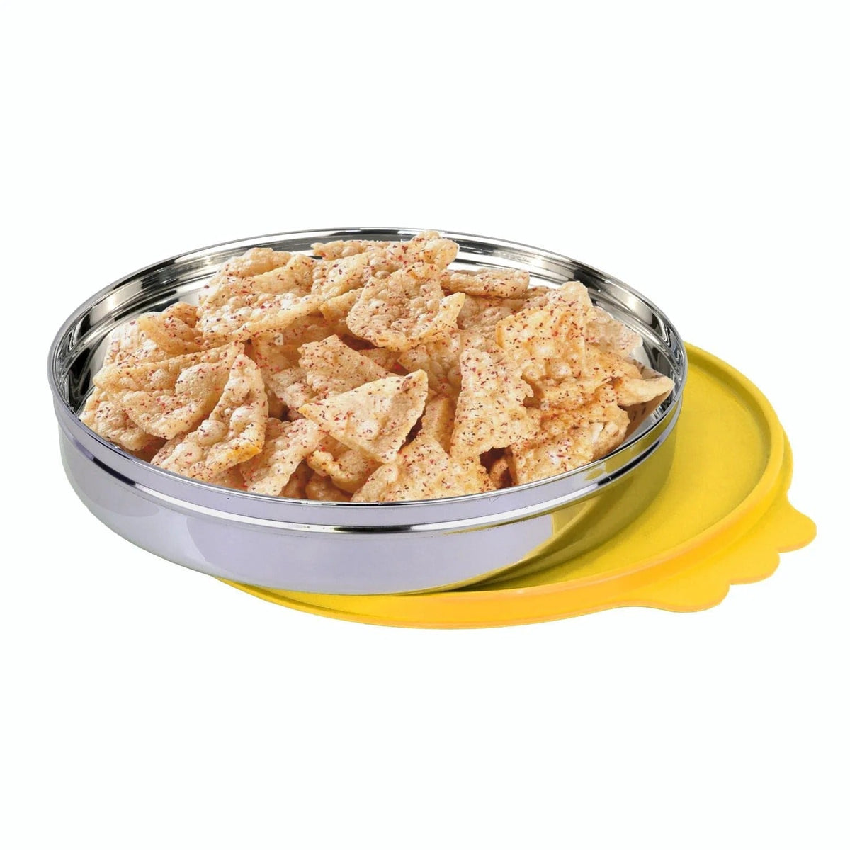 Box Storage Small Steel Container 1.6 L - Design 2 Yellow