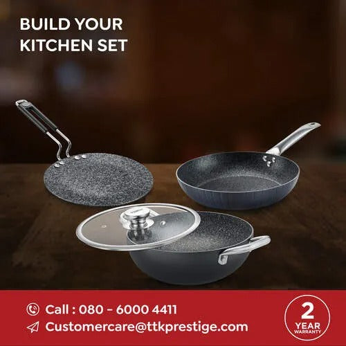 Hard Anodised Non Stick Cookware Set