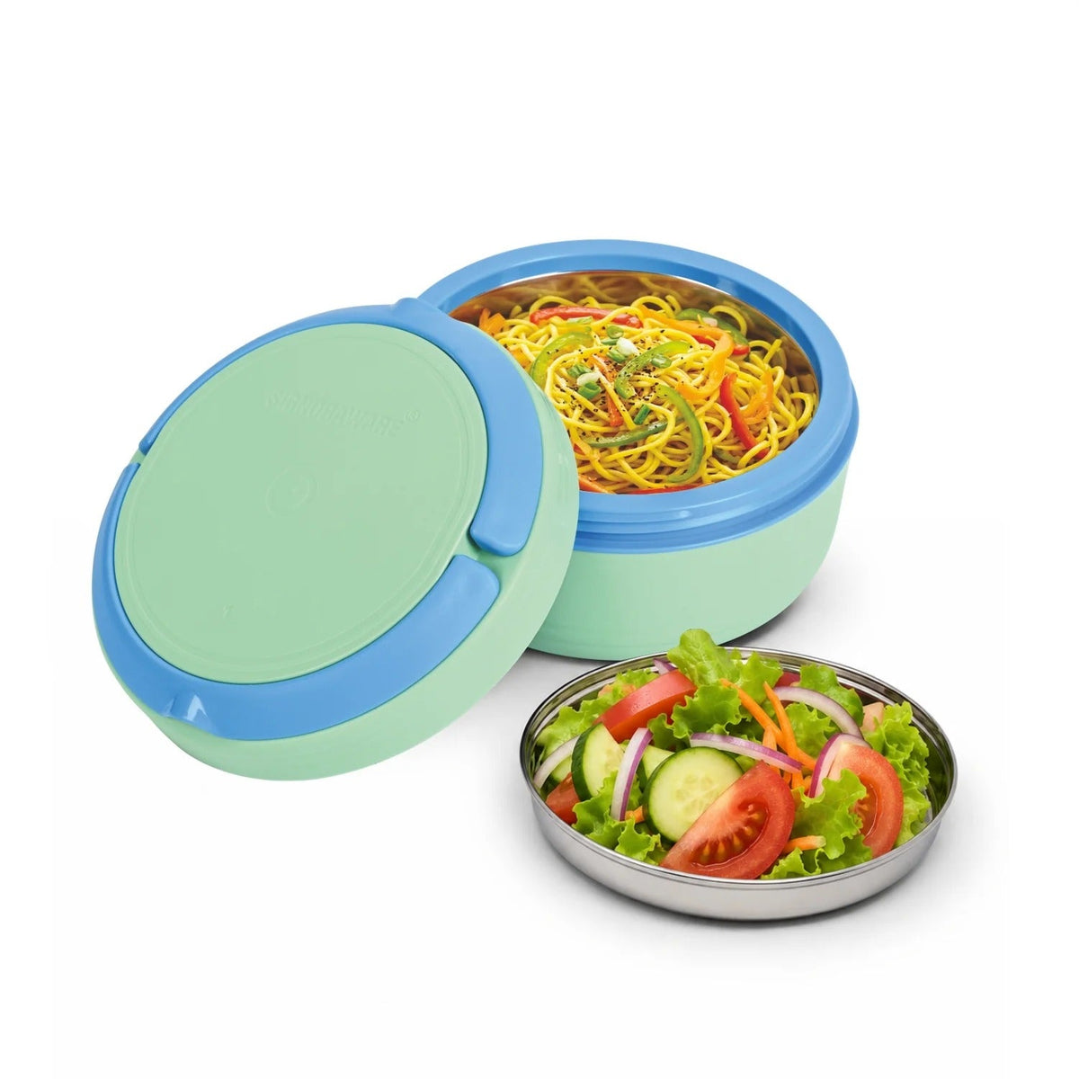 Small Bite Steel Lunch Box Green
