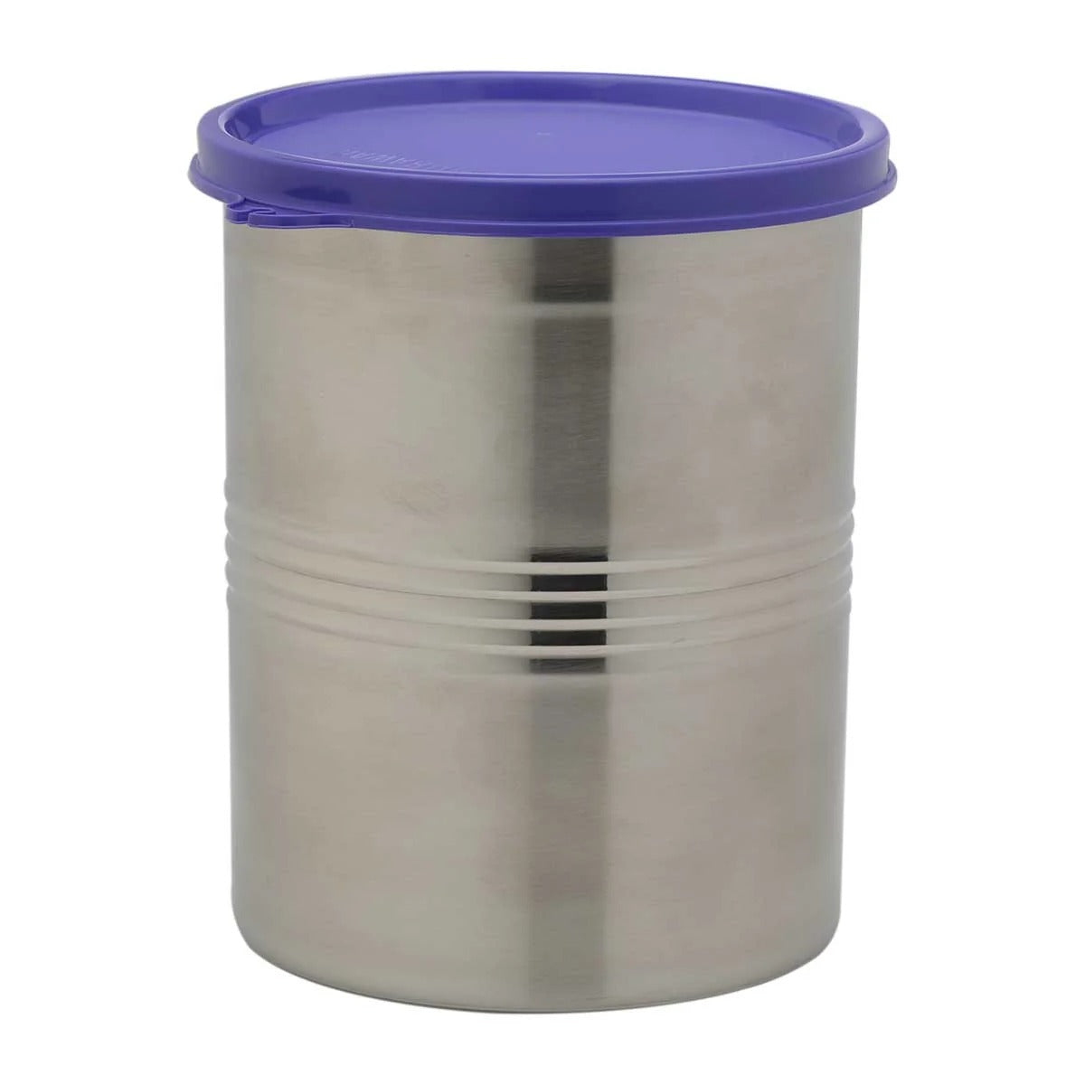 Steel Round Container 1500 ml Violet