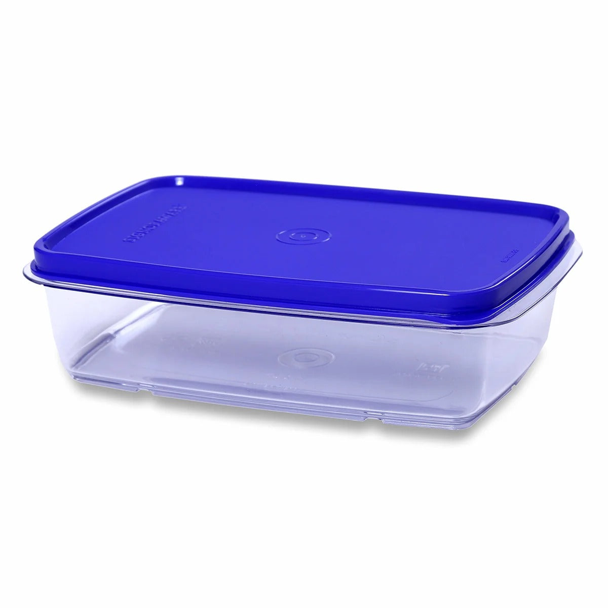 Signoraware Crystal Flat Airtight Plastic Container Violet