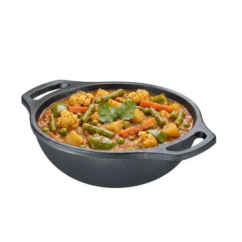 Finish Cast Iron Kadai 24 cm