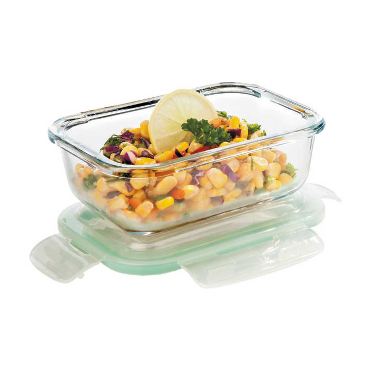 Signoraware Lock N Store Glass Container Rectangular 1040ml
