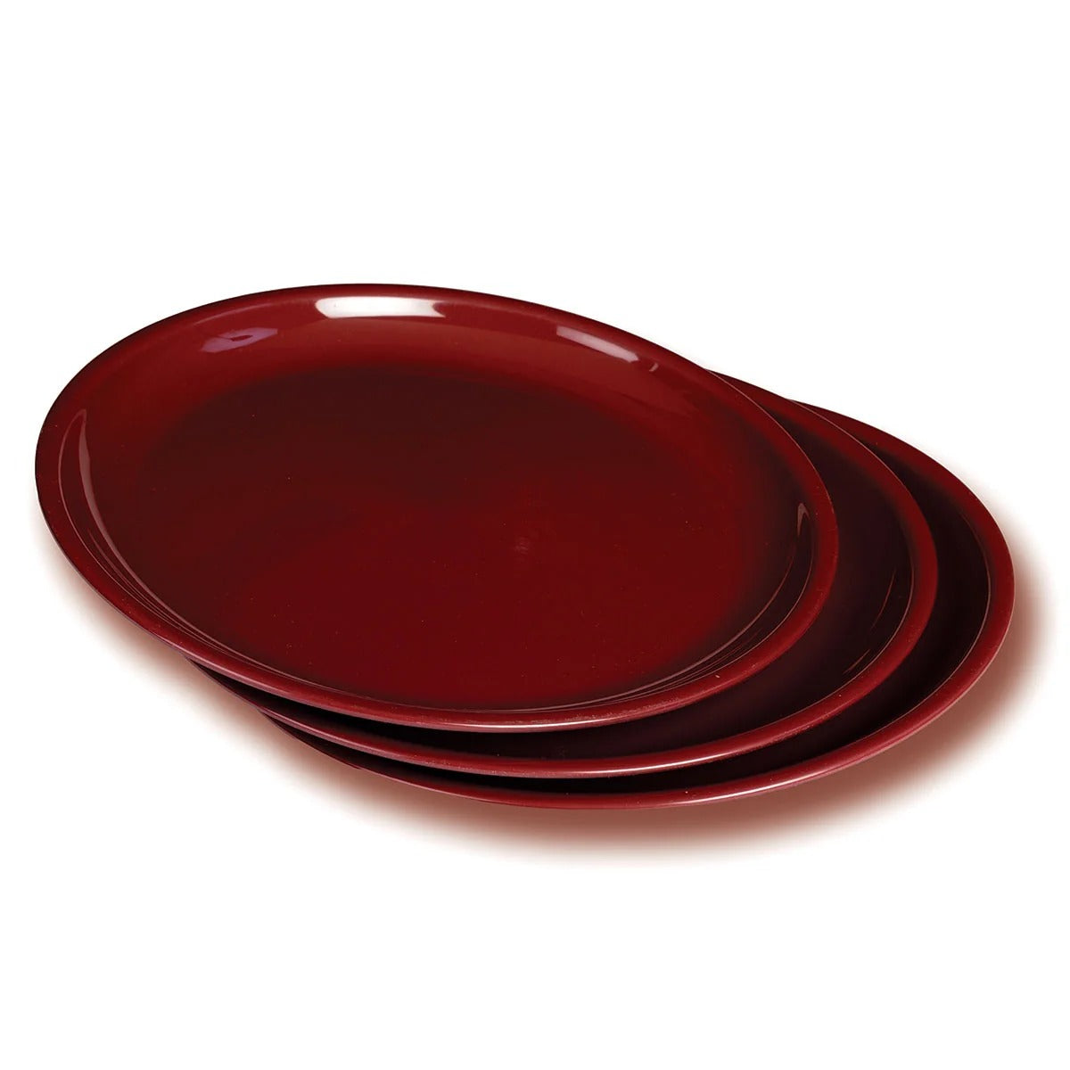 Full Plate Round Set of 3 Marron