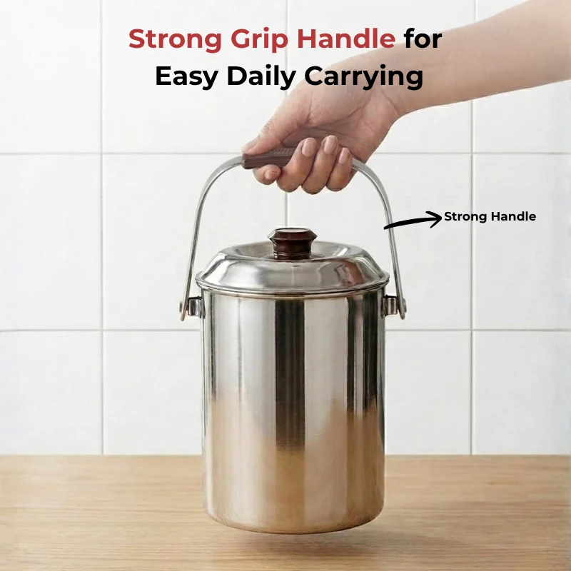 Stainless Steel Deluxe Hot Tiffin 3 Compartment