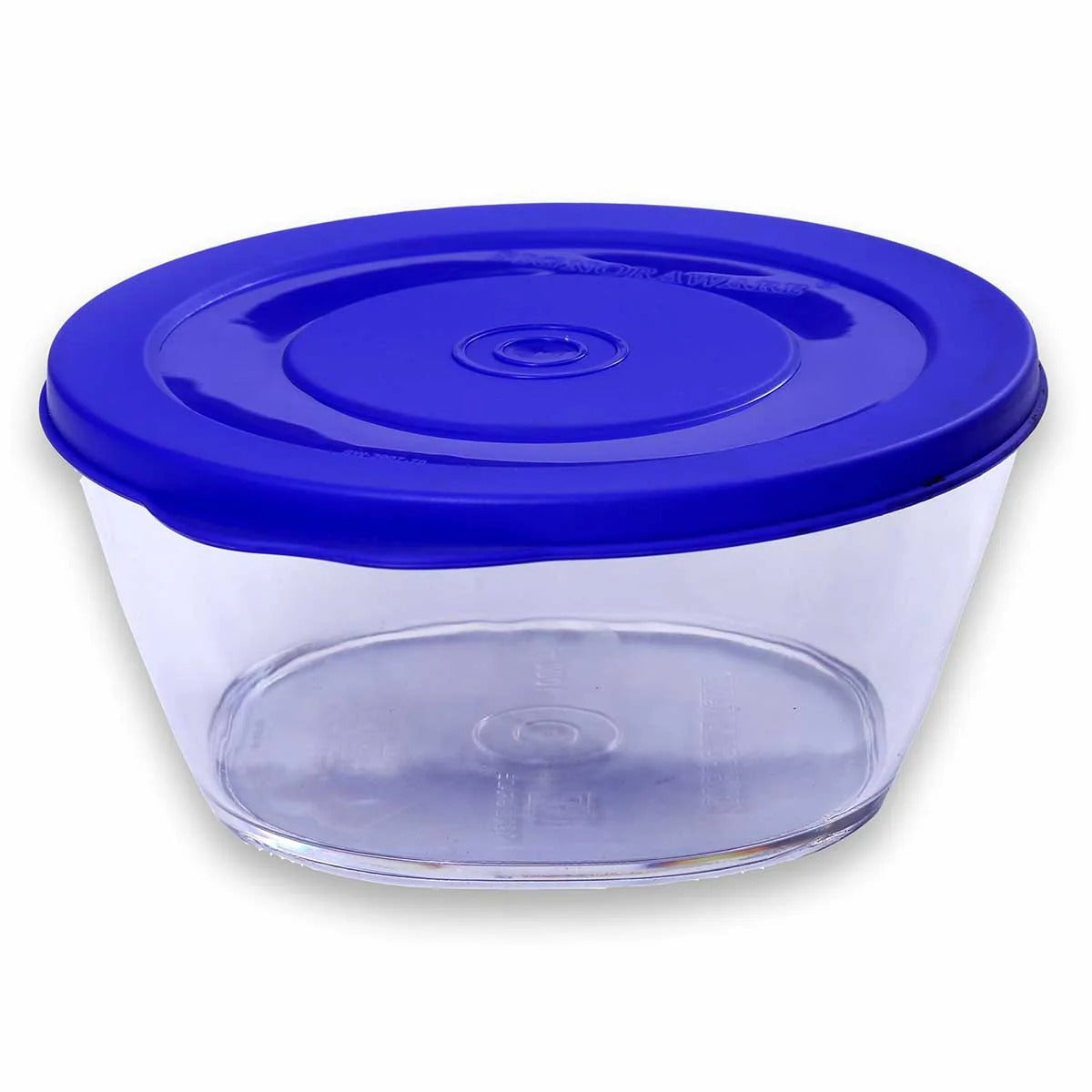 Round Big Plastic Container with Seal 1000 ml Violet