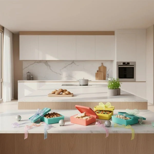 Square Away Set of 4 Airtight Square Storage Containers