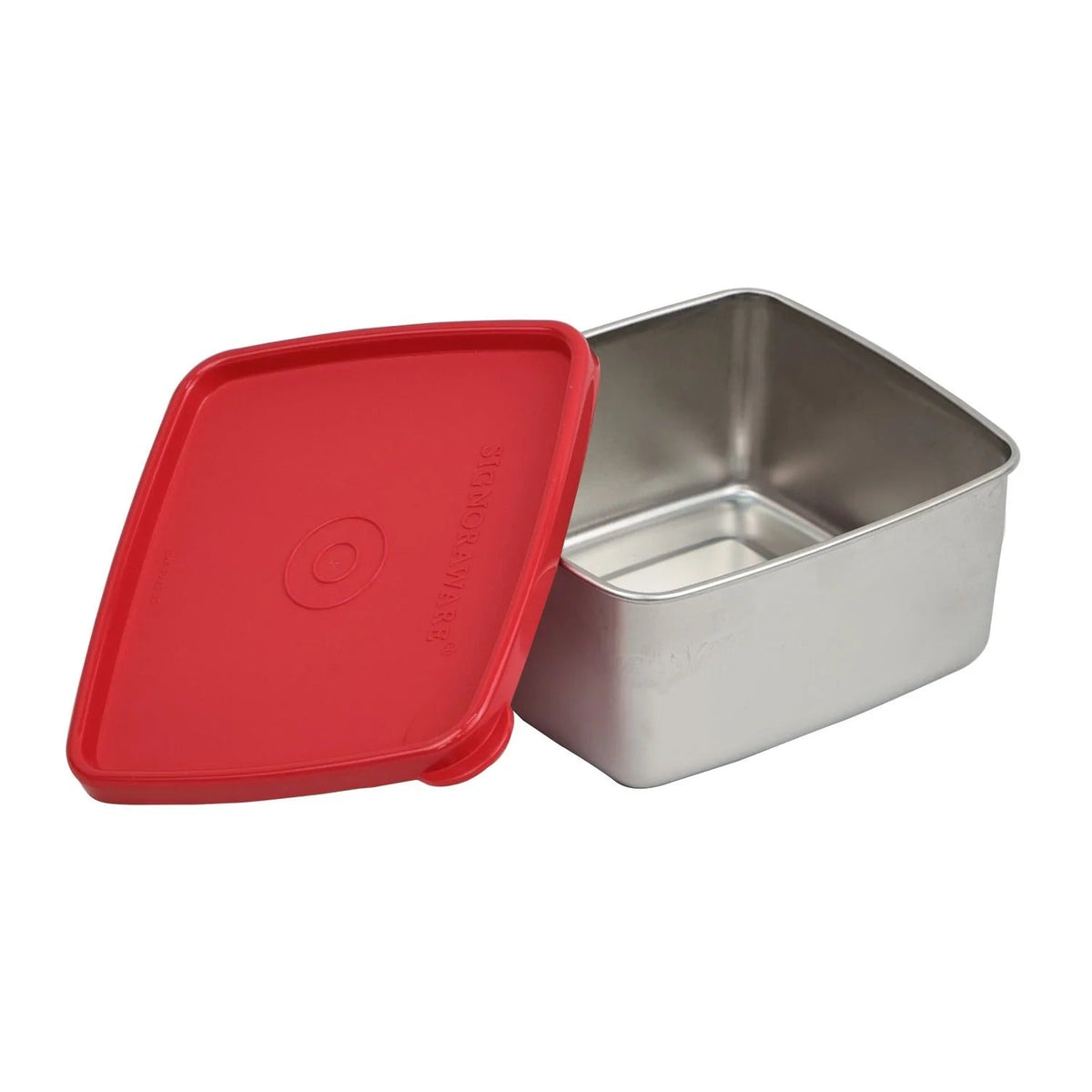 Signoraware Freezer Fresh Small Steel Container Red