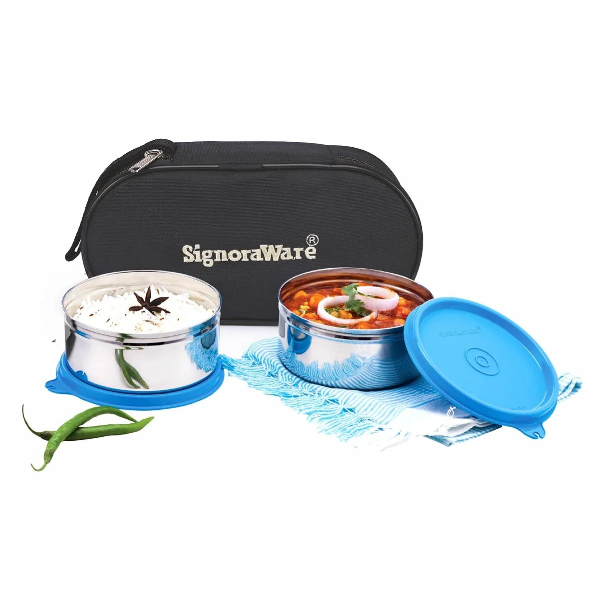 Steel Lunch Box Blue