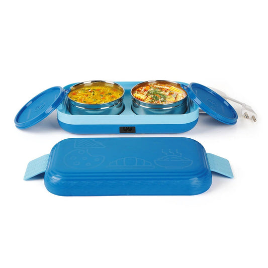 E-Hot Electric Steel Lunch Box Lblue