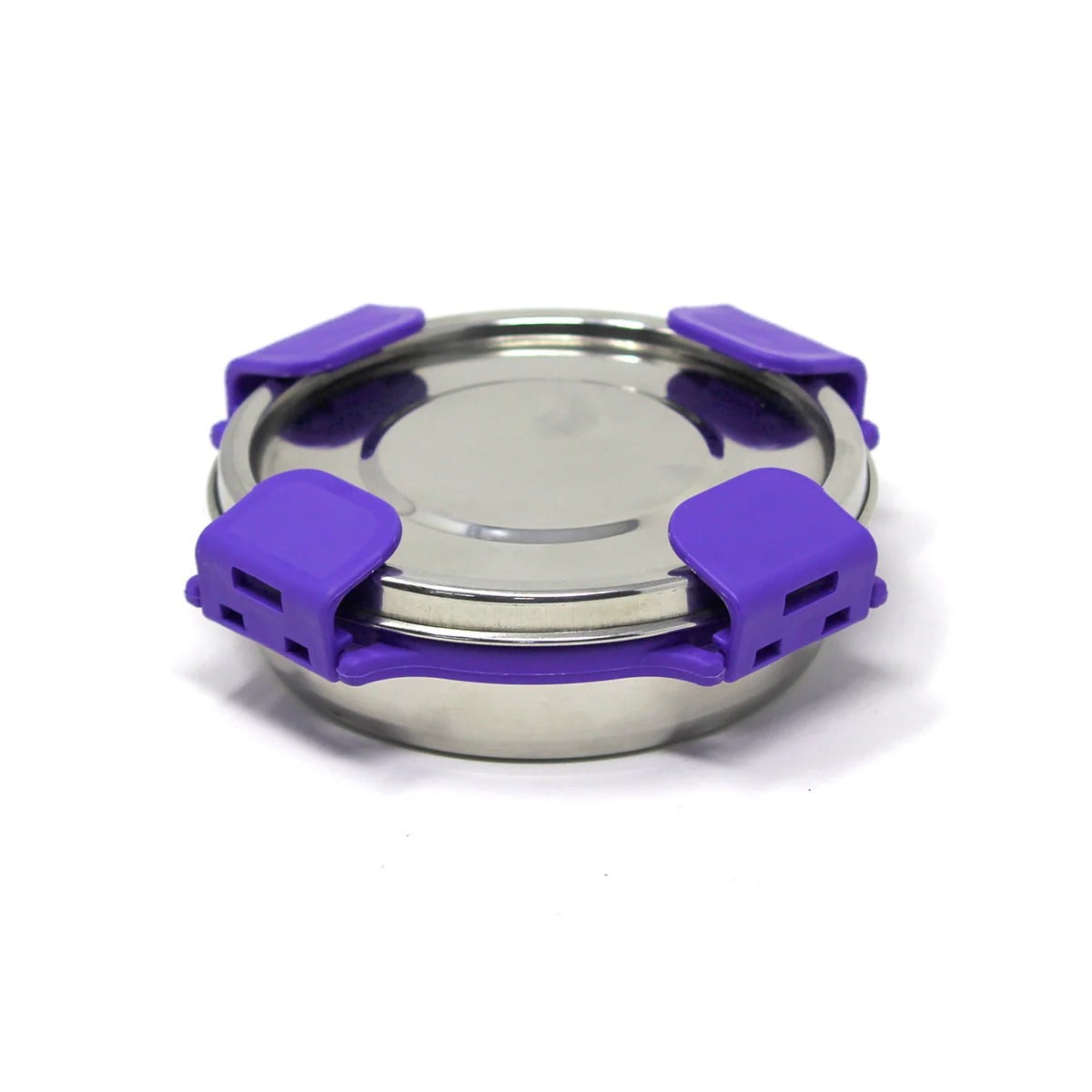 Signoraware All Steel Executive Round Small Container Violet