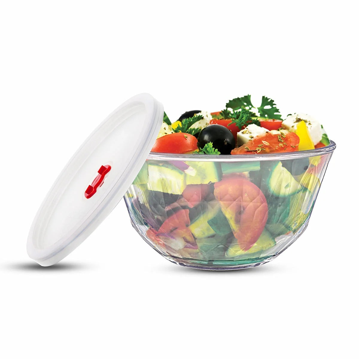 Borosilicate Glass Serving Bowl 1000 ml with Lid
