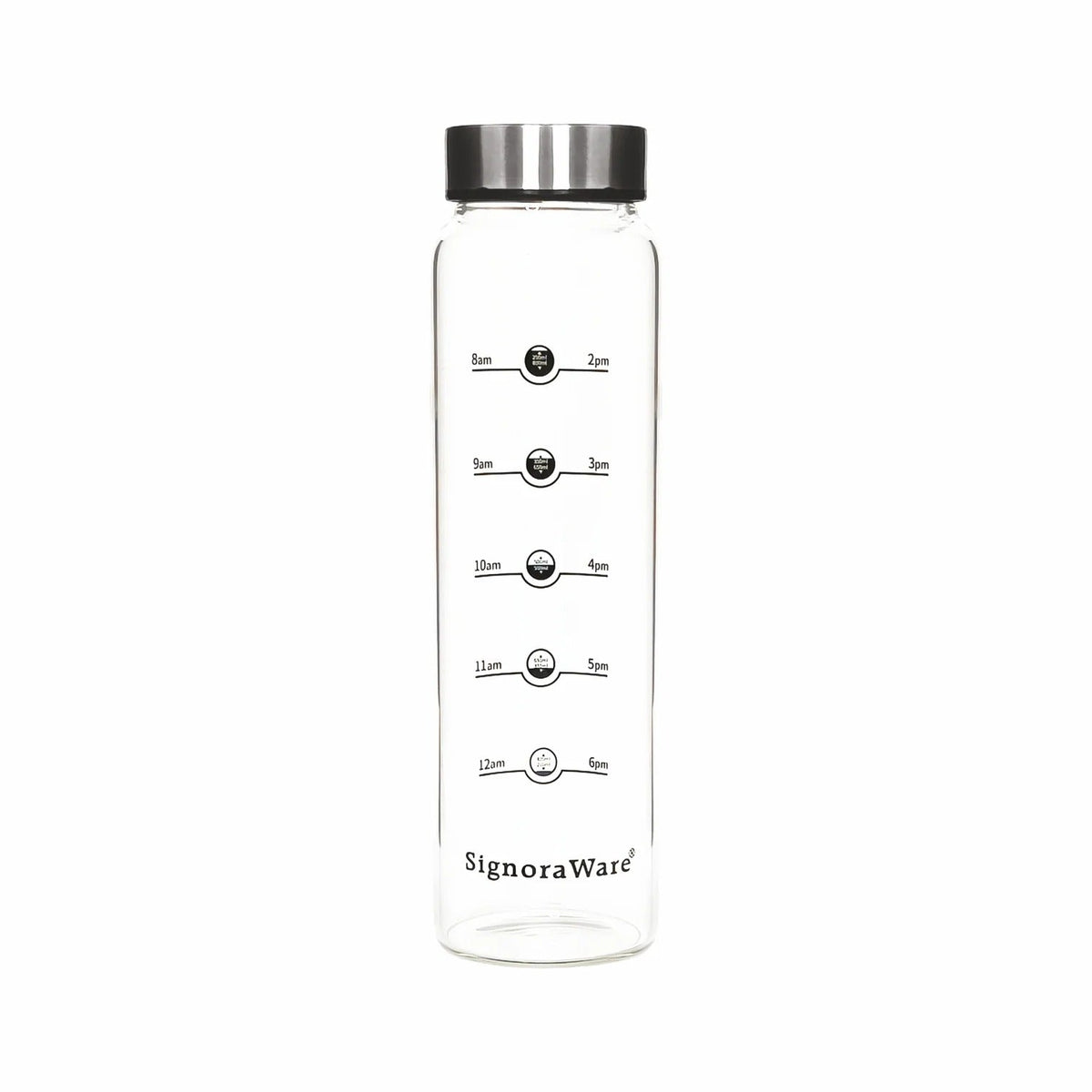 Signoraware Lumea Printed Borosilicate Glass Bottle 1000ml