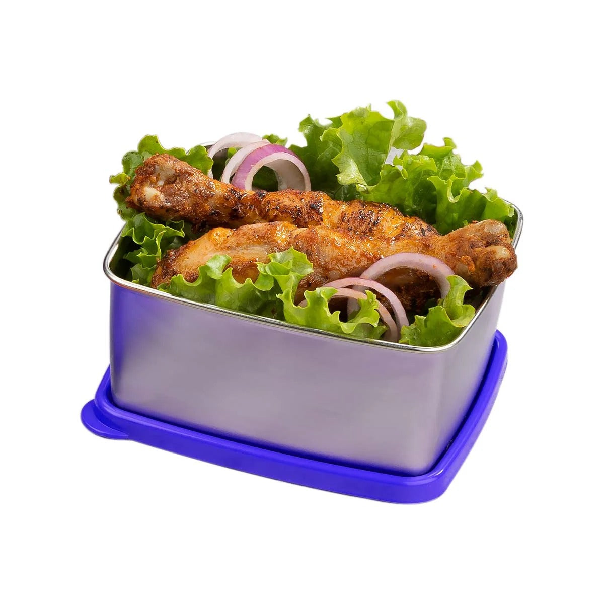 Signoraware Freezer Fresh Small Steel Container Violet