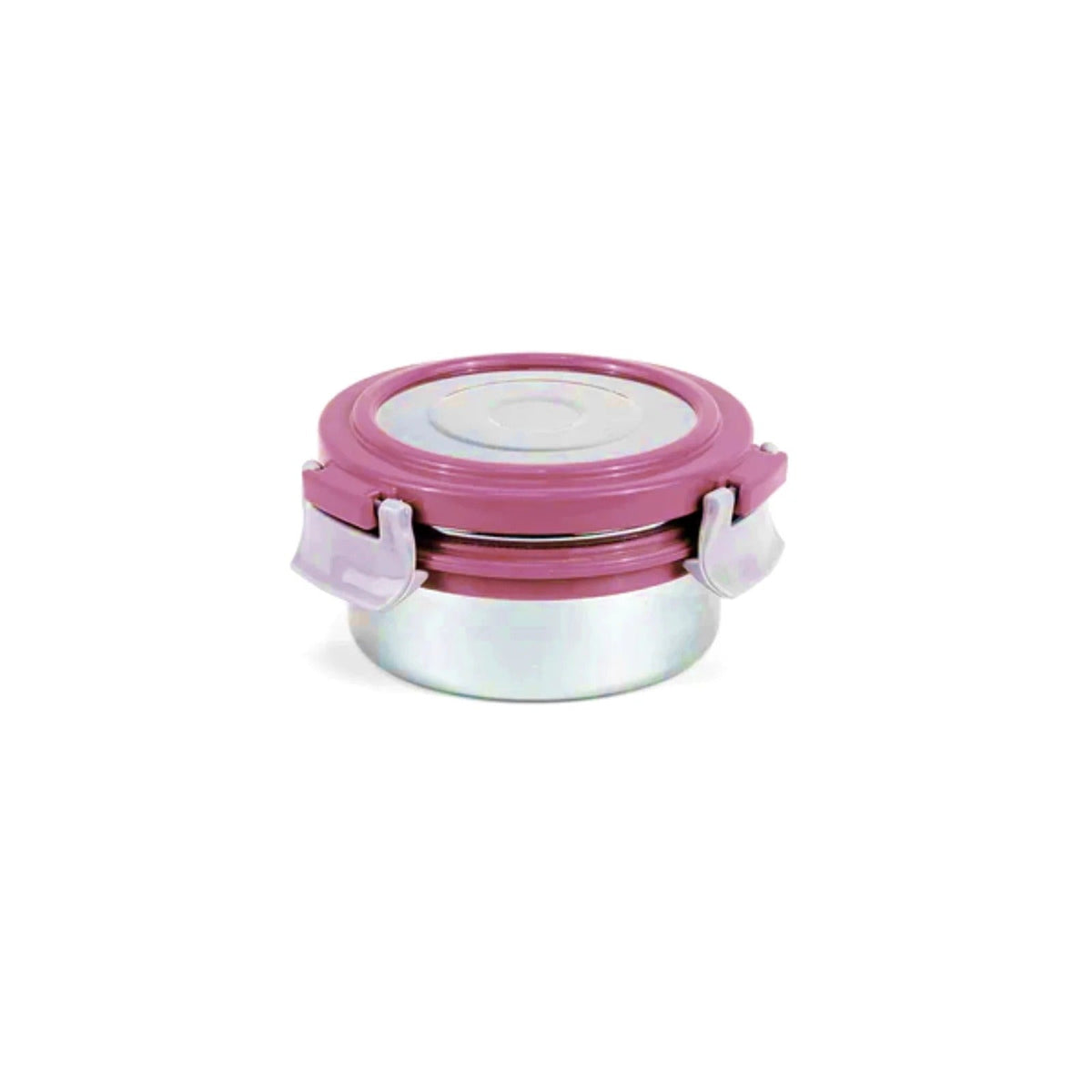 Mini Steel Container with Steel Lid 140 ml Pink