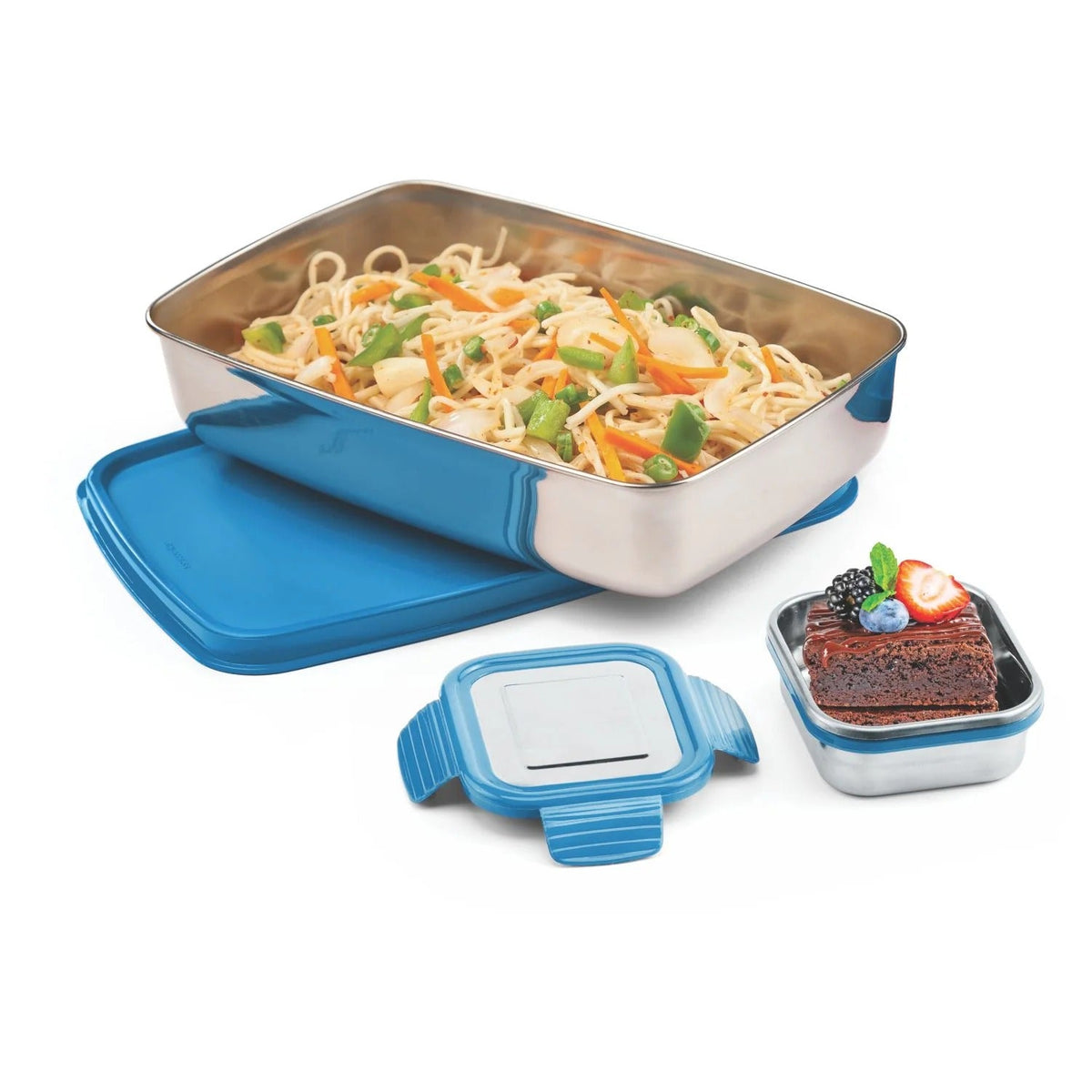Steel Lunch Box Small Eblue